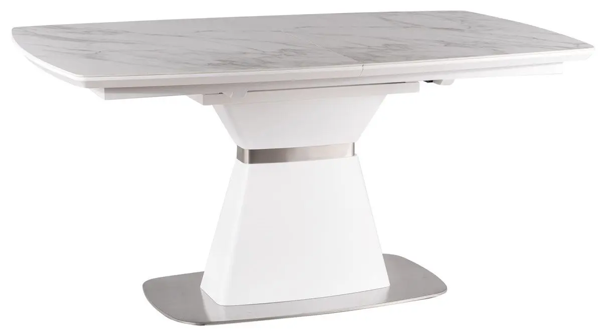 Masa plianta Signal Saturn II Ceramic (Marble White Effect/Matte White)