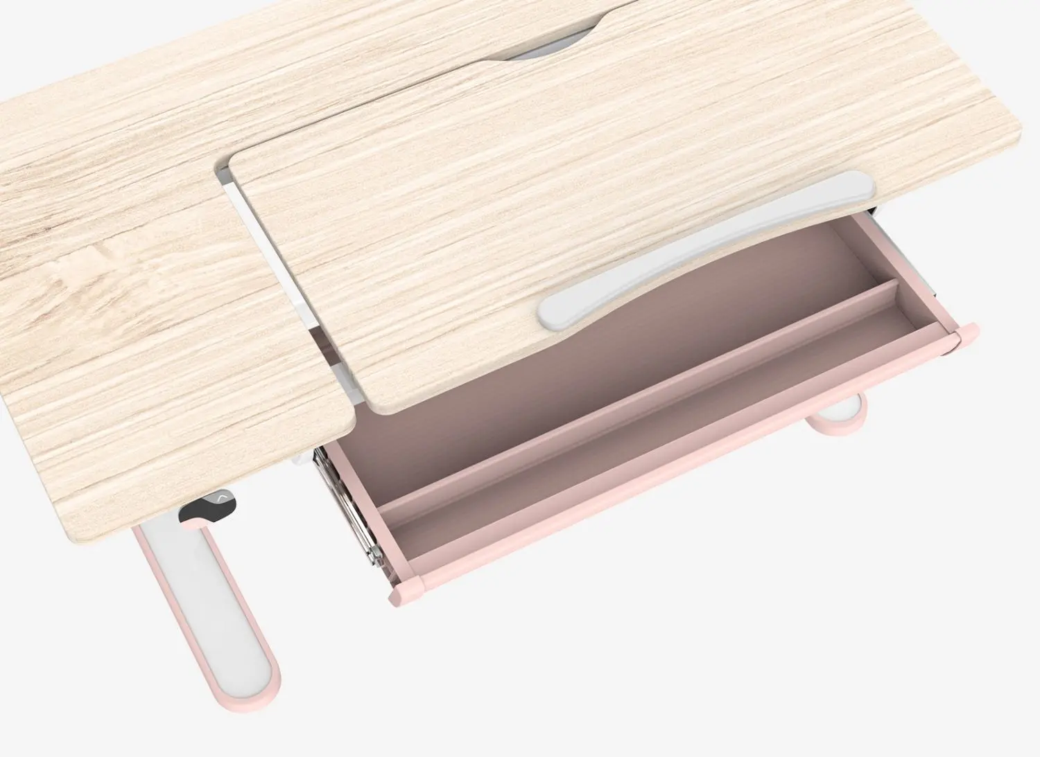 Masa cu mecanism de ridicare Flat Upgrade Kids (Pink)