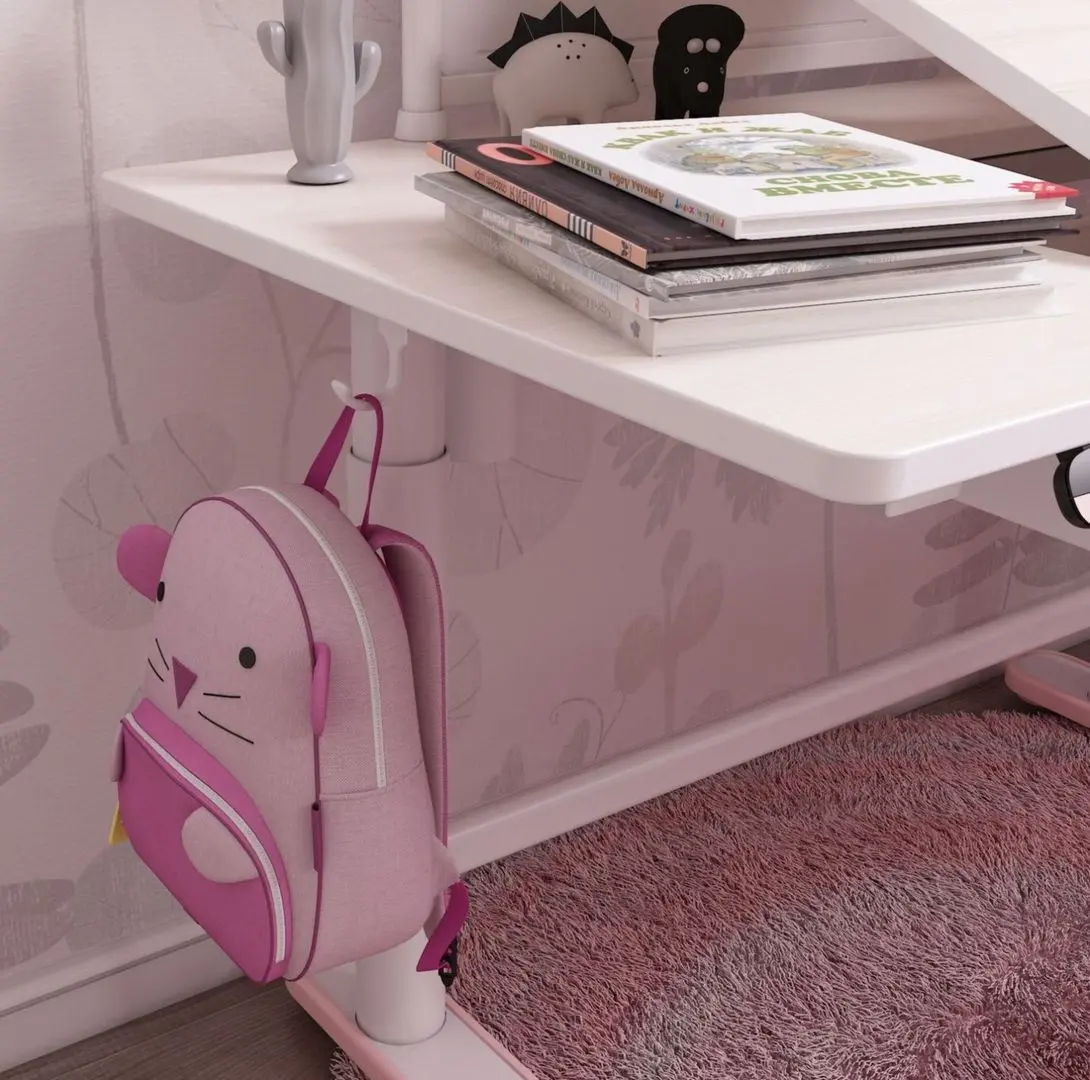 Masa cu mecanism de ridicare Flat Upgrade Kids (Pink)