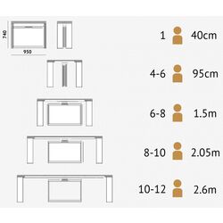 Стол-трансформер Flat Console 5в1 (White) Thumb