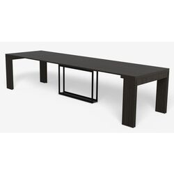 Masa-transformer Flat Console 6in1 (Thermo Oak Black) Thumb