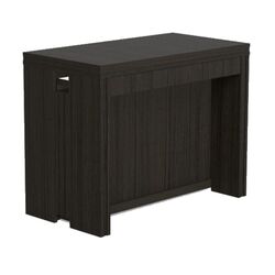 Стол-трансформер Flat Console 6в1 (Thermo Oak Black)