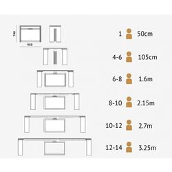 Стол-трансформер Flat Console 6в1 (White) Thumb