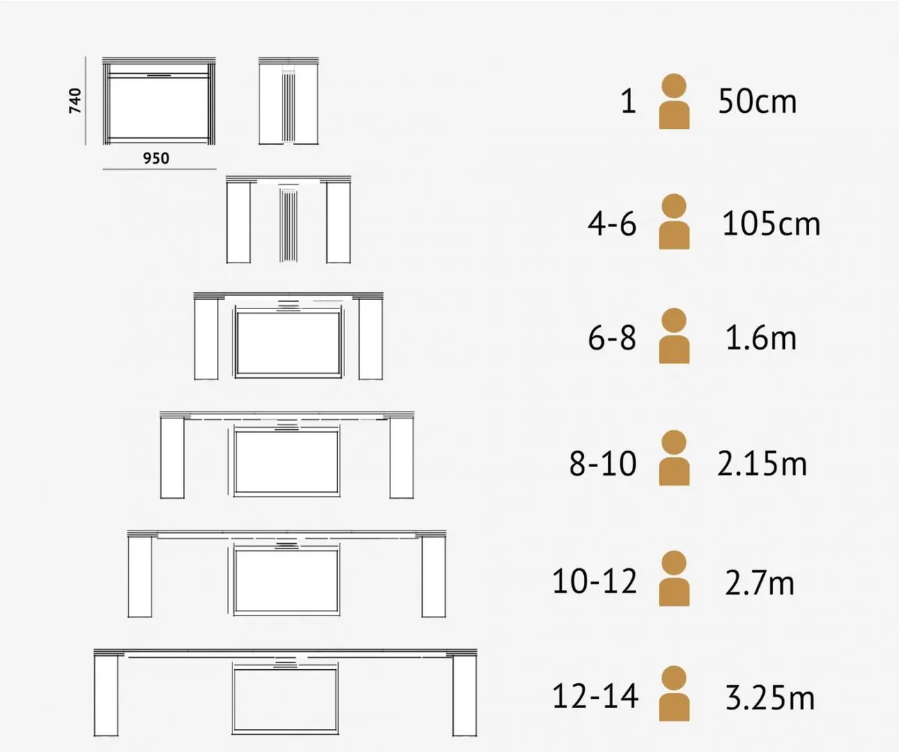 Стол-трансформер Flat Console 6в1 (White)