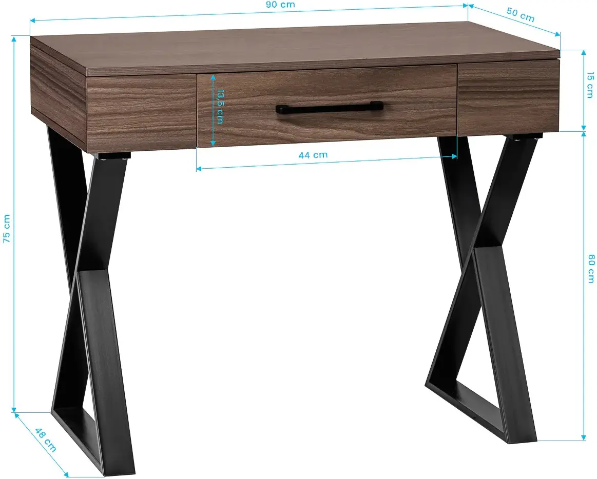 Masa de coafor Gabbiano GB-06 151054 (Brown/Black)