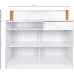 Birou de receptie Gabbiano Pearl 132163 (White) Thumb