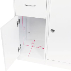 Birou de receptie Gabbiano Q-0333 126136 (White) Thumb