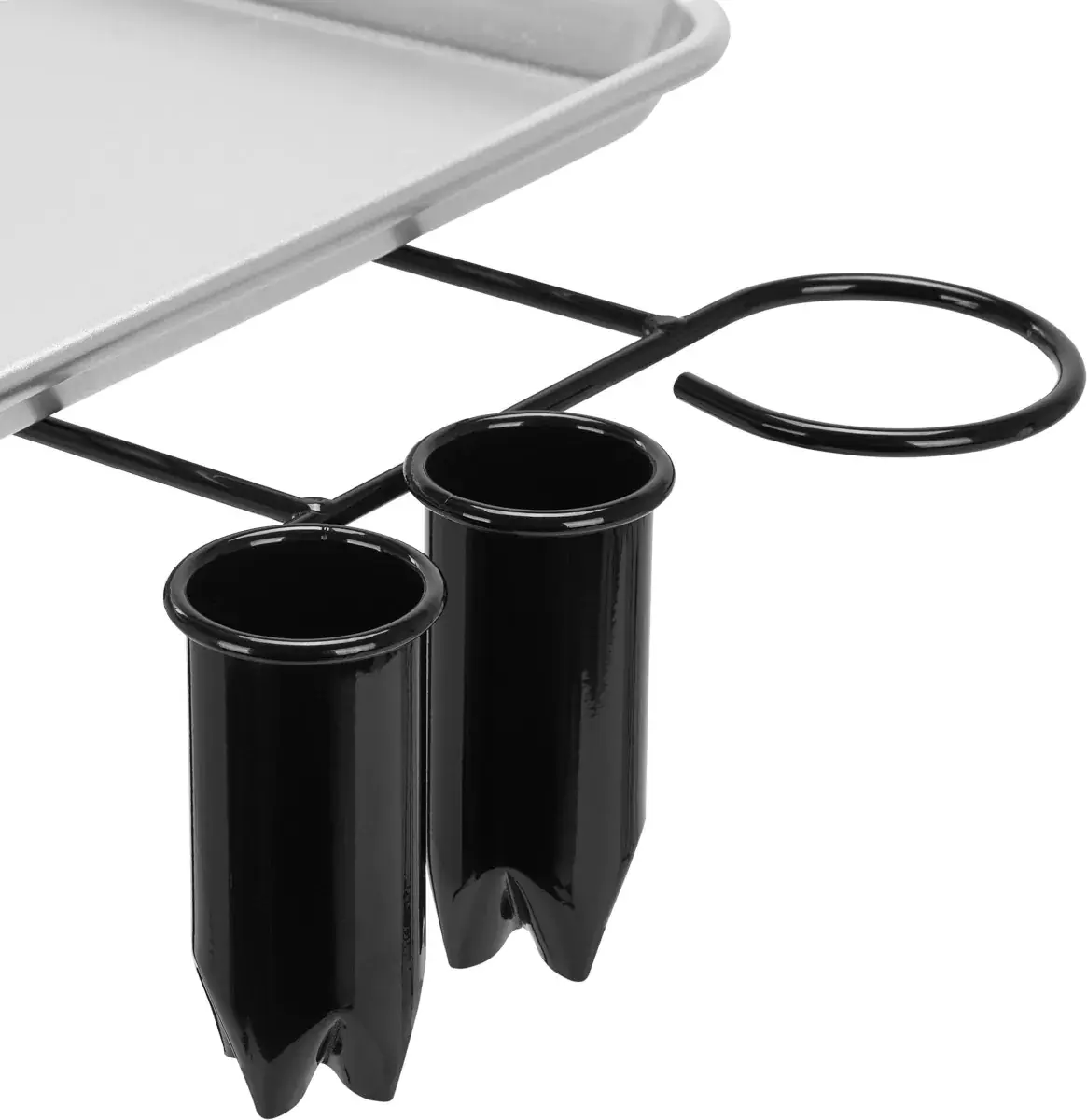 Столик парикмахерский мобильный Gabbiano L-121B 142660 (Black/Silver)