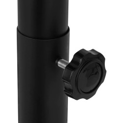 Столик парикмахерский мобильный Gabbiano L-121B 142660 (Black/Silver) Thumb