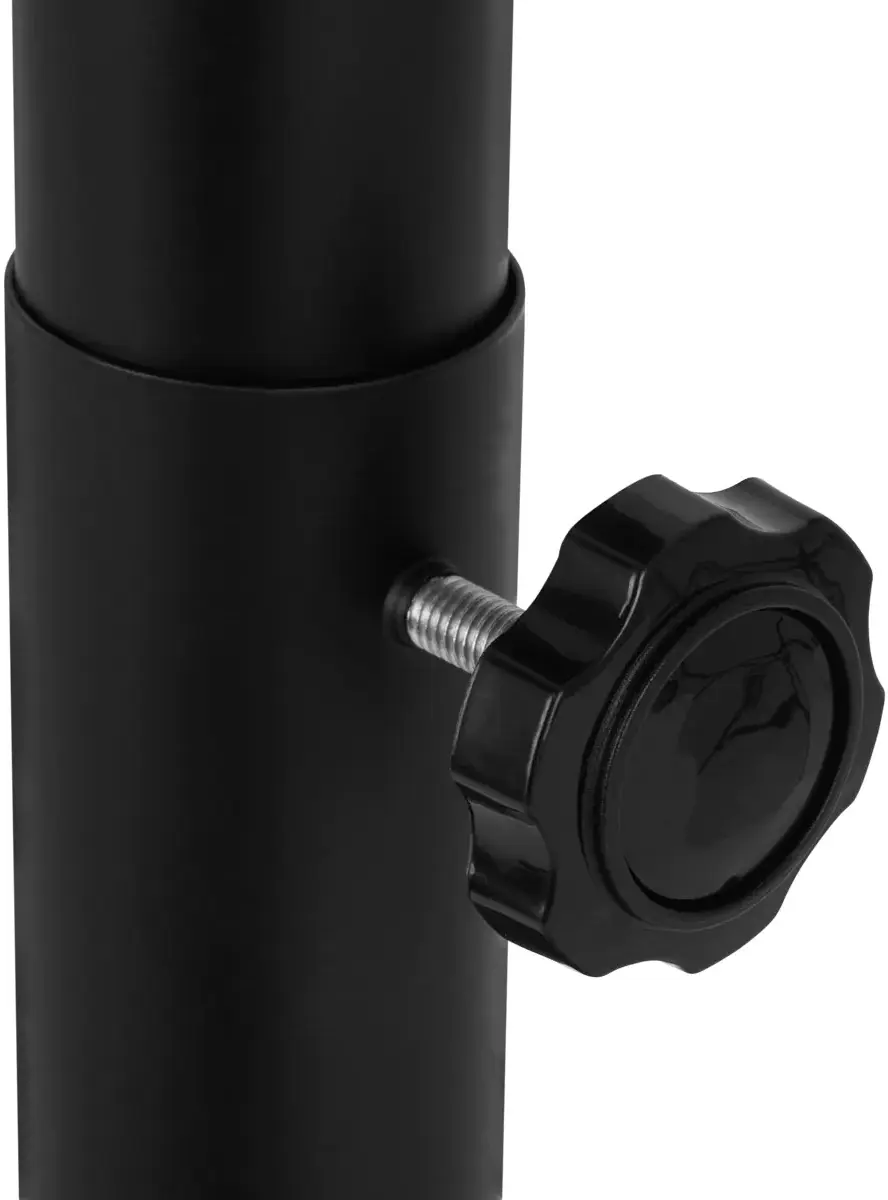 Столик парикмахерский мобильный Gabbiano L-121B 142660 (Black/Silver)