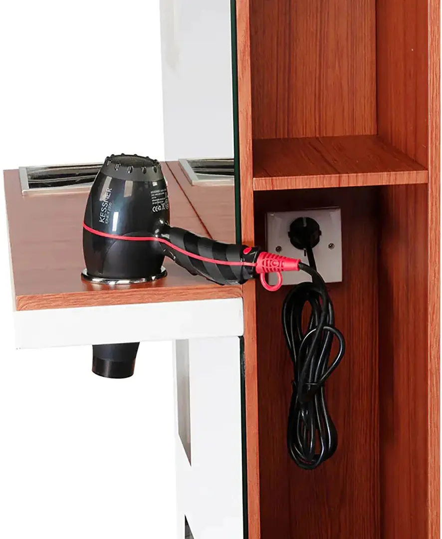 Consola de frizerie Gabbiano B058 (Cherry/White)