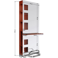 Consola de frizerie Gabbiano B058 (Cherry/White) Thumb