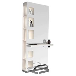 Masuta de toaleta pentru frizer Gabbiano B058 (Pearl White) Thumb