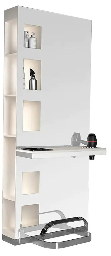 Masuta de toaleta pentru frizer Gabbiano B058 (Pearl White)