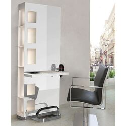 Masuta de toaleta pentru frizer Gabbiano B058 (Pearl White)