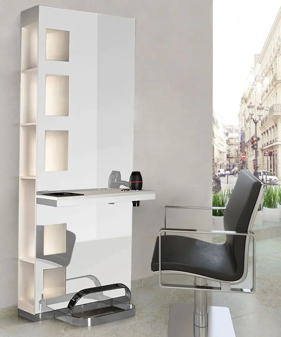 Masuta de toaleta pentru frizer Gabbiano B058 (Pearl White)