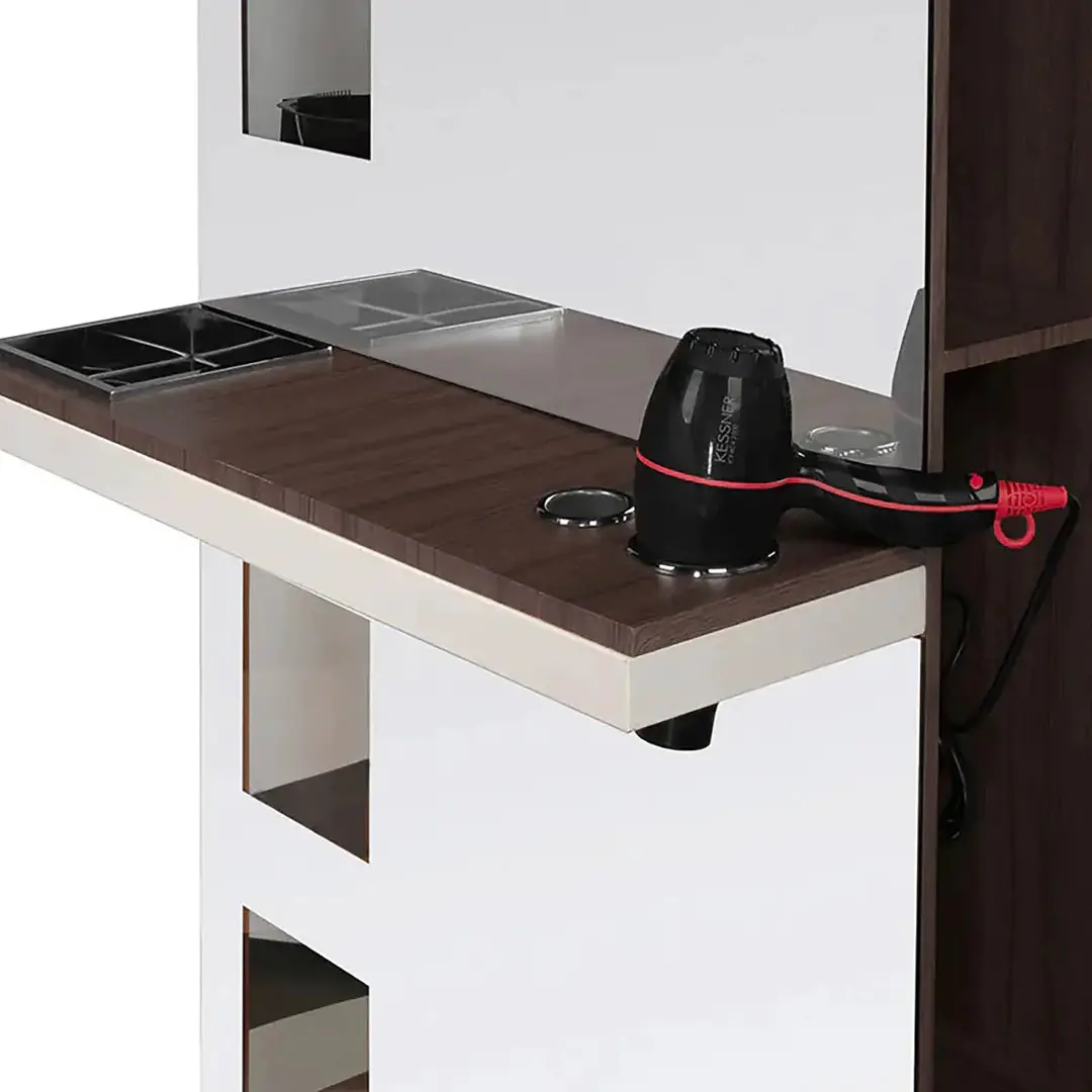 Consola de frizerie Gabbiano B058 (Wenge/White)