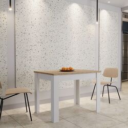 Masa Haaus Zeta (White/Natural Wood) Thumb