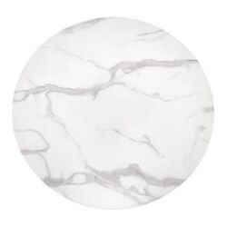 Стол Halmar Ambrosio (White Marble/Black) Thumb