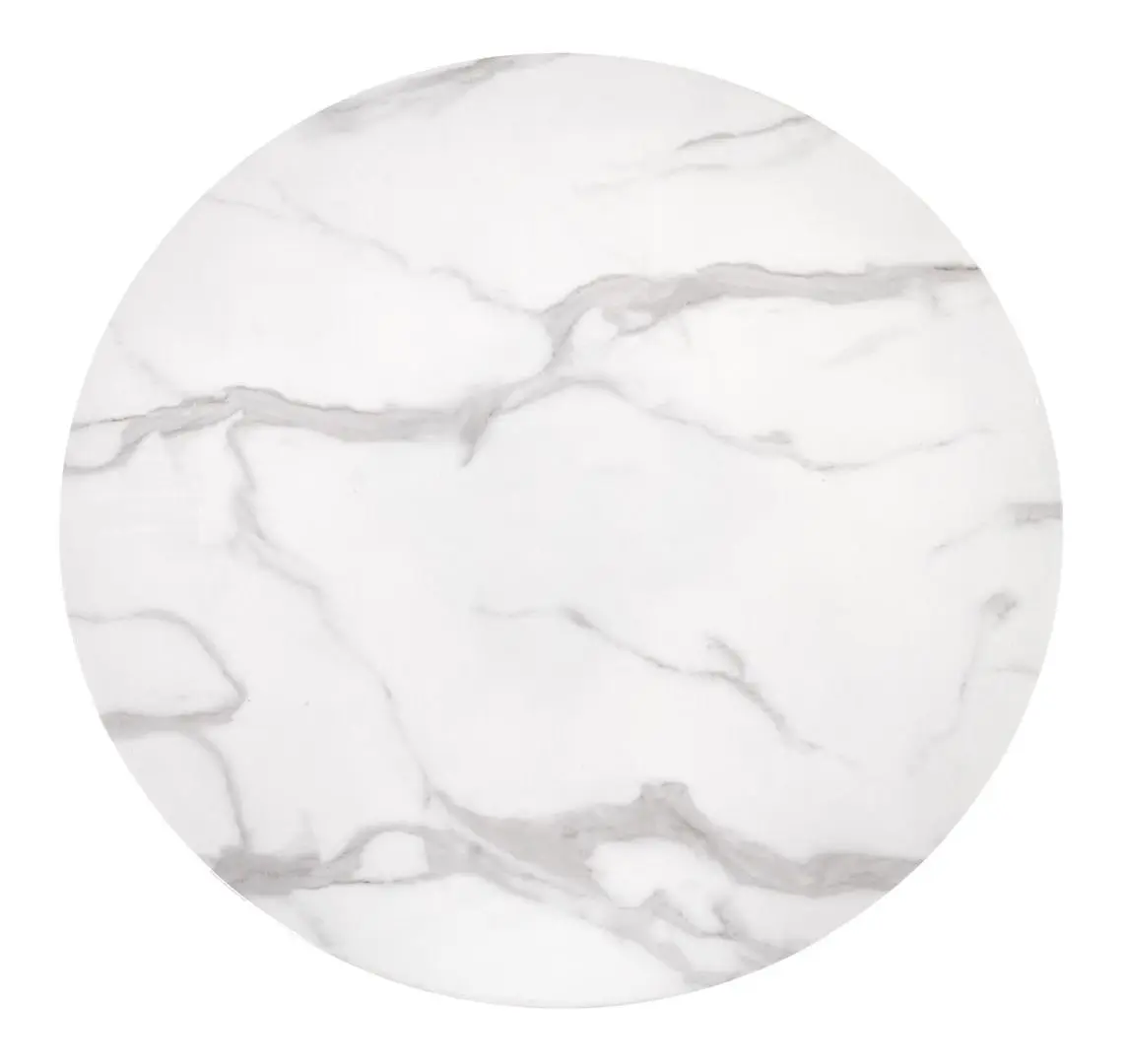 Стол Halmar Ambrosio (White Marble/Black)
