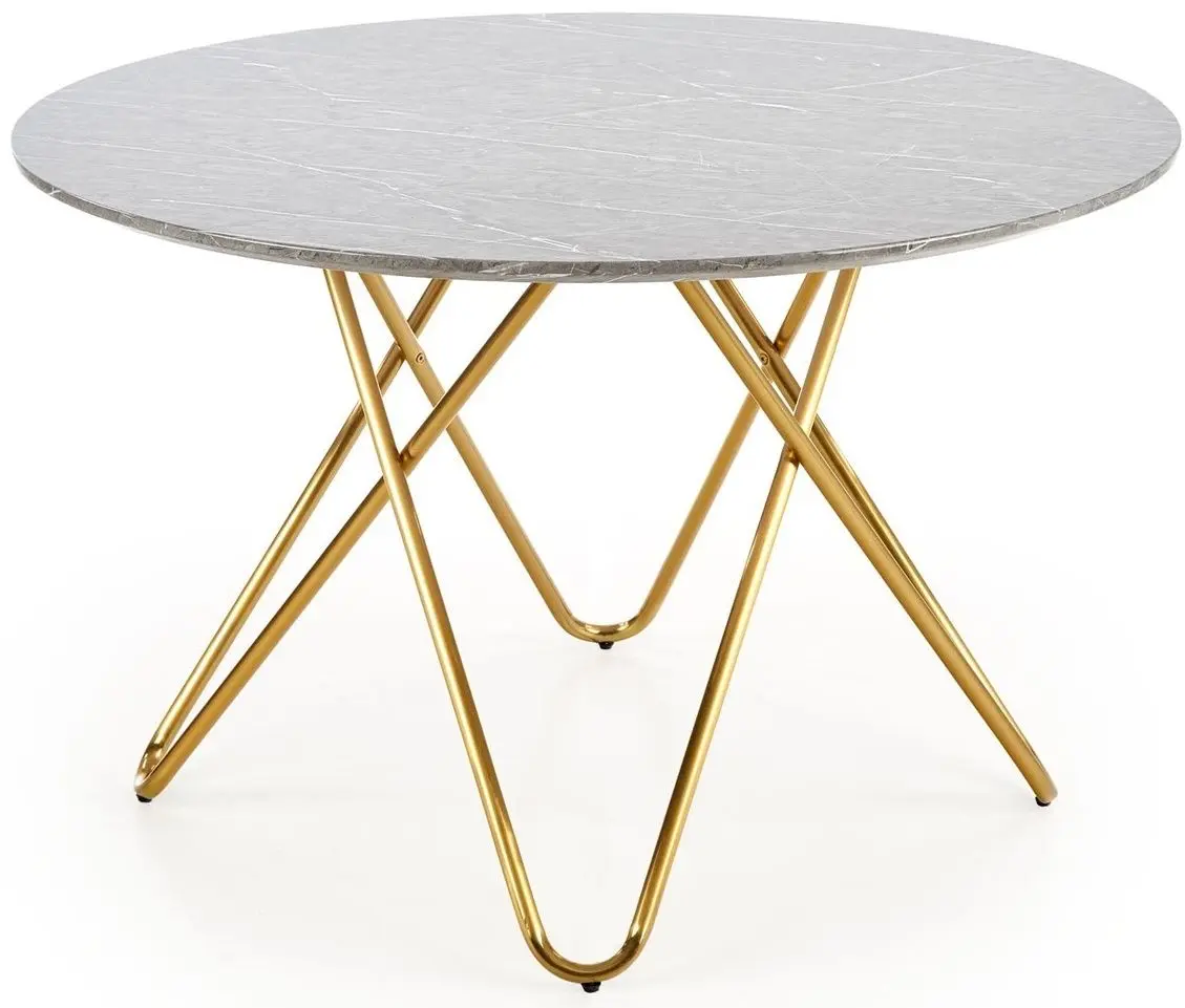Masa Halmar Bonello (Gray Marble/Gold)