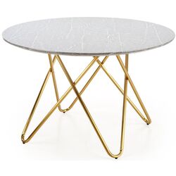 Masa Halmar Bonello (Gray Marble/Gold) Thumb