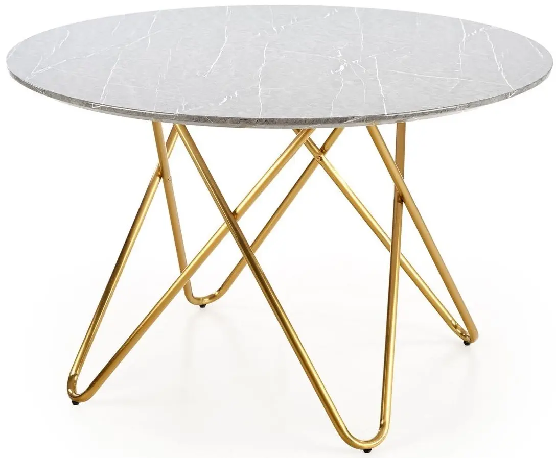 Masa Halmar Bonello (Gray Marble/Gold)