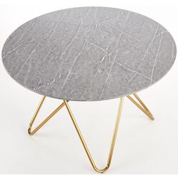 Masa Halmar Bonello (Gray Marble/Gold) Thumb