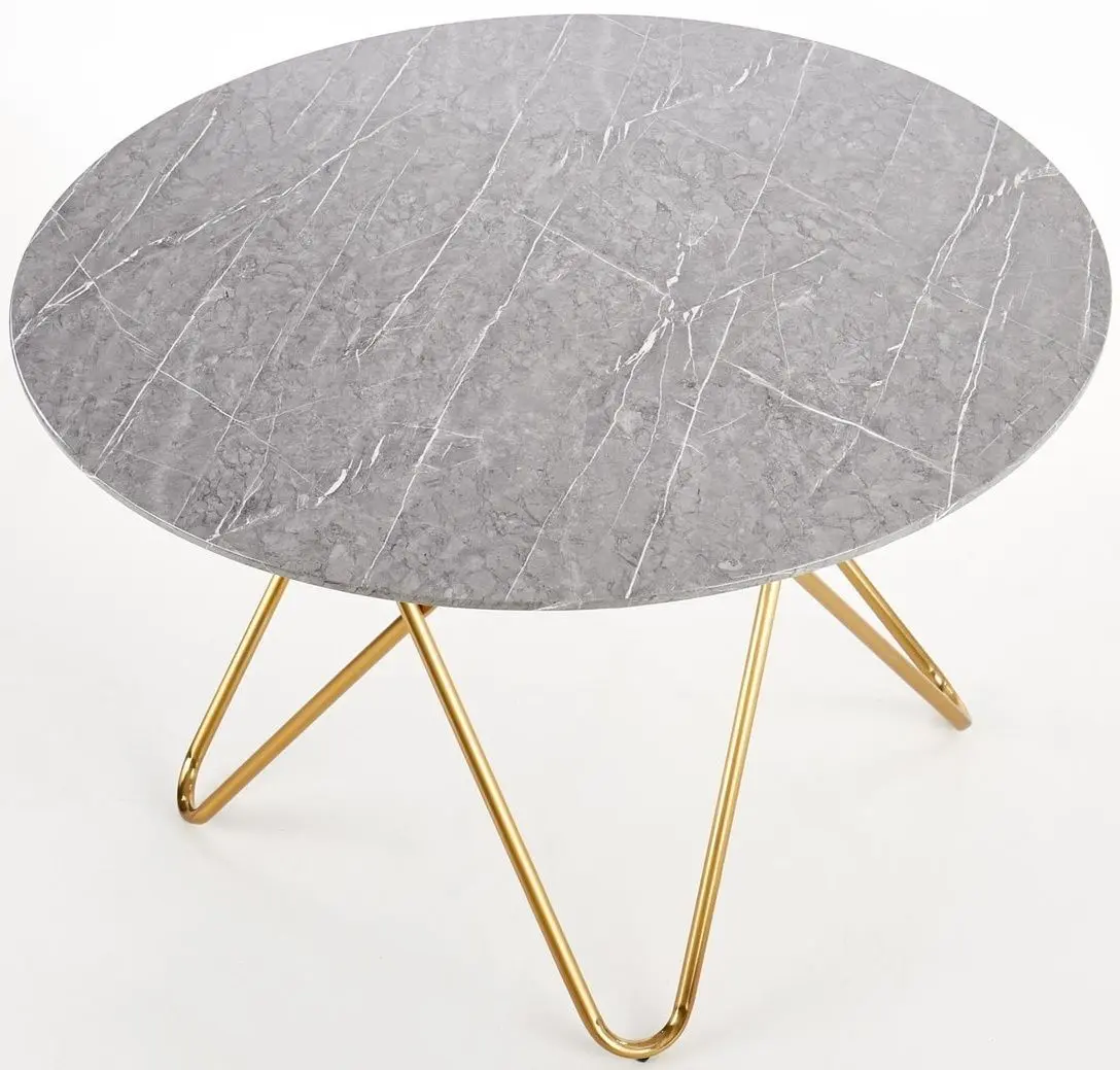 Masa Halmar Bonello (Gray Marble/Gold)