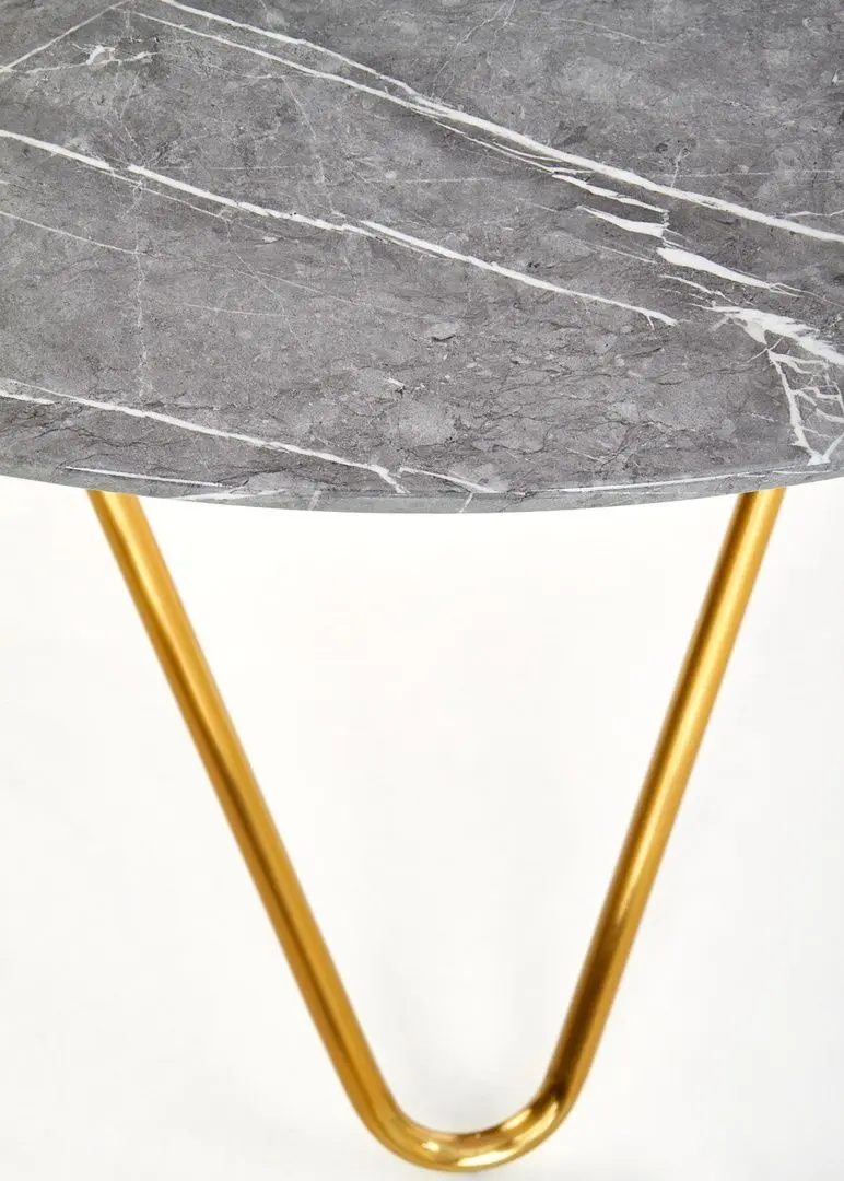 Masa Halmar Bonello (Gray Marble/Gold)