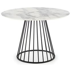 Стол Halmar Brodway (White Marble/Black) Thumb