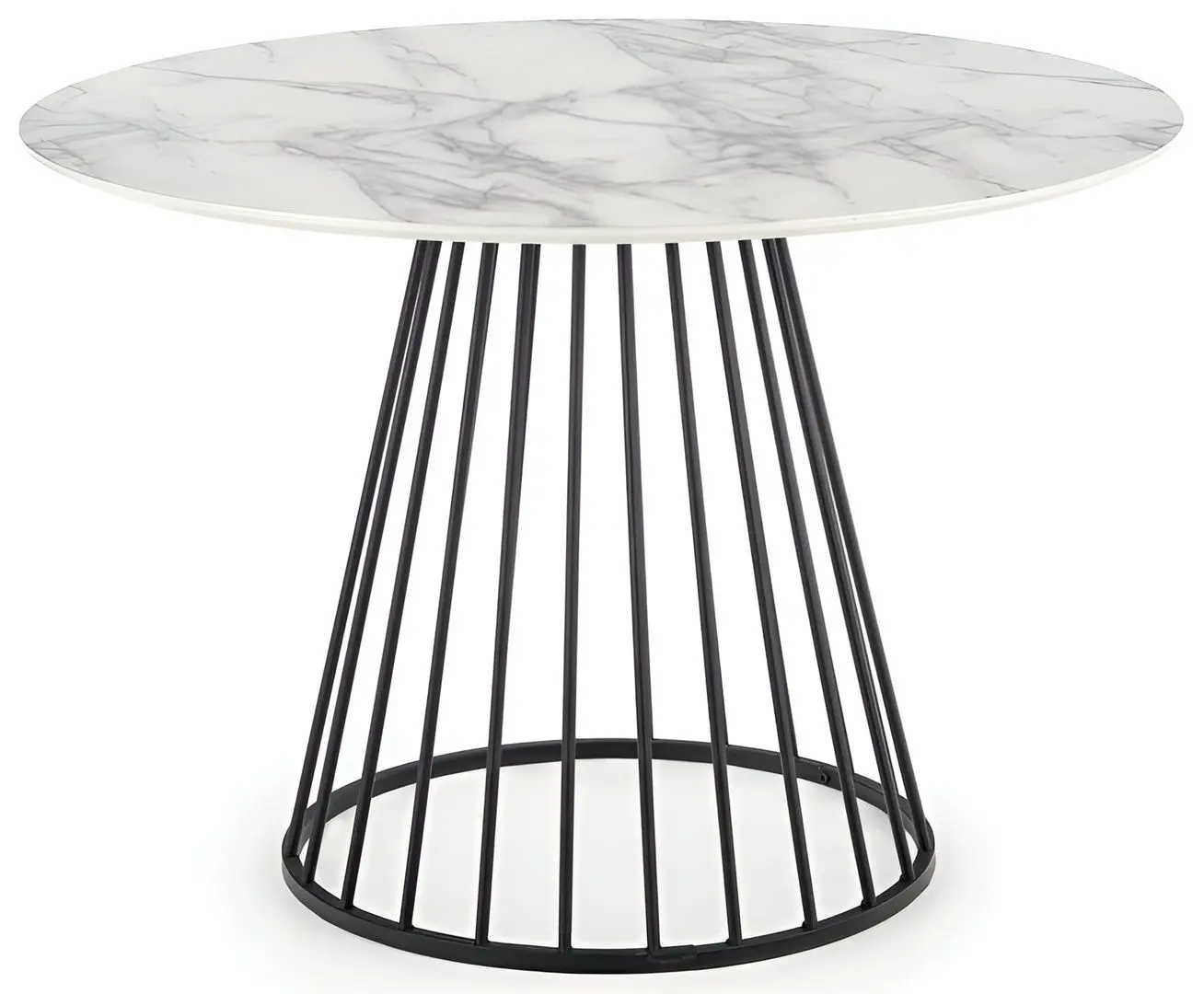 Стол Halmar Brodway (White Marble/Black)