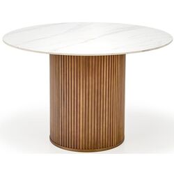 Стол Halmar Bruno (White Marble/Walnut) Thumb