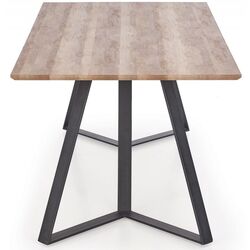 Стол Halmar Calgary (Rustic Walnut/Black) Thumb