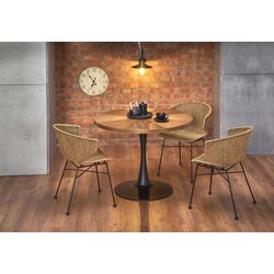 Стол Halmar Carmelo (Walnut/Black) Thumb