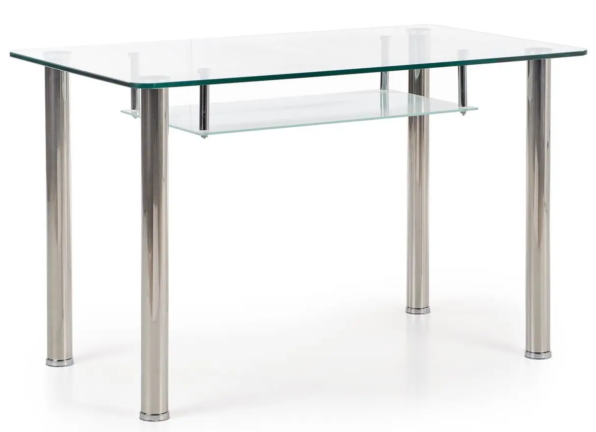 Стол Halmar Cristal (Milky/Transparent)