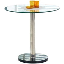 Masa Halmar Cyryl (Chrome/Transparent)