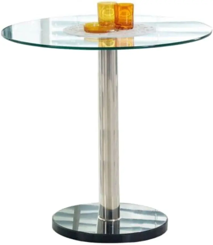 Masa Halmar Cyryl (Chrome/Transparent)