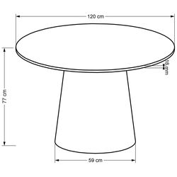 Masa Halmar Ginter (Black) Thumb
