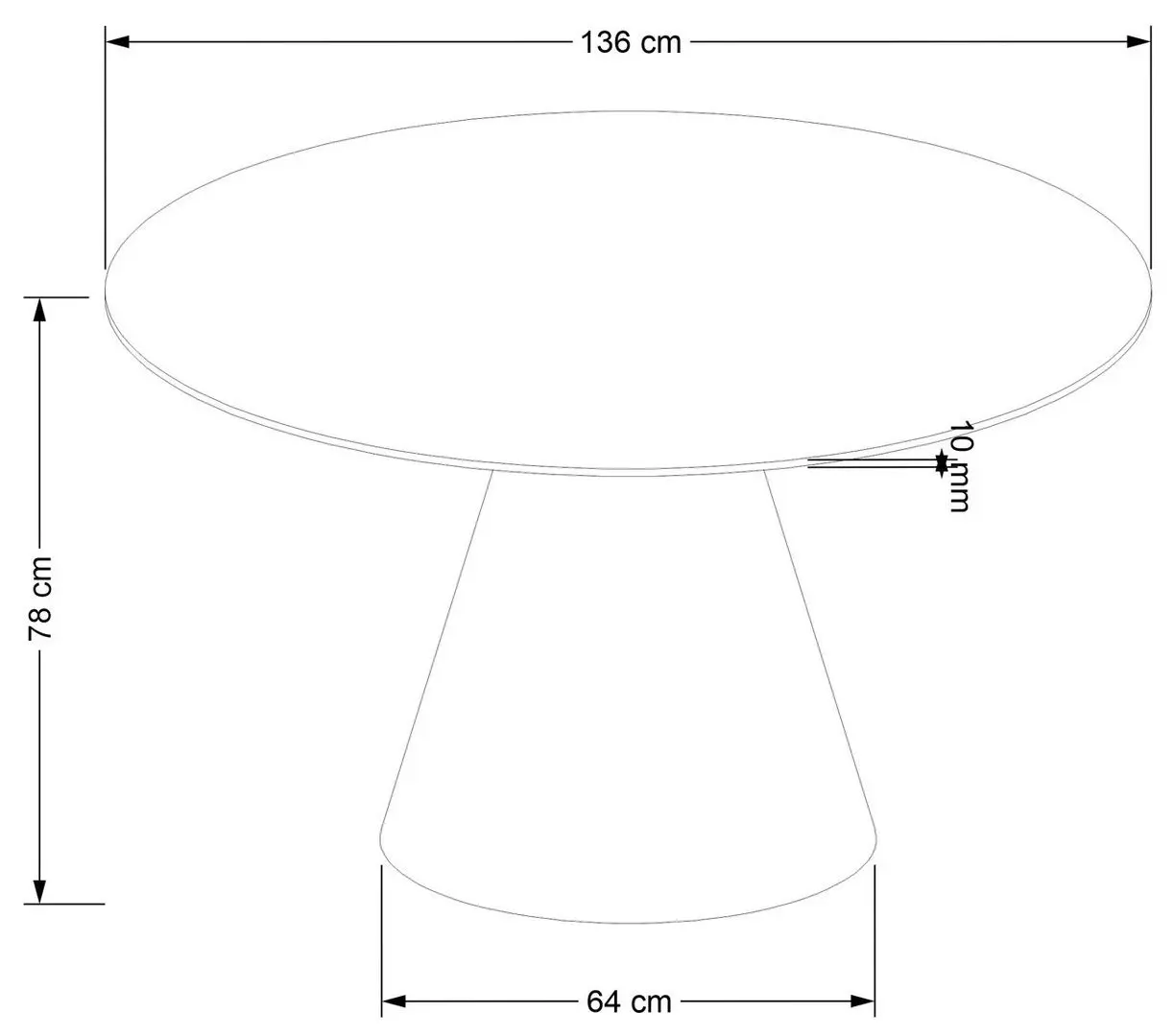 Masa Halmar Henderson (Walnut)