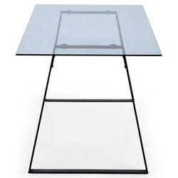 Стол Halmar Herald (Smoky/Black) Thumb