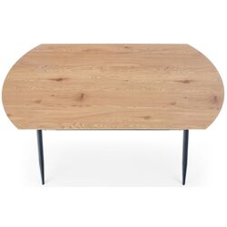 Masa Halmar Jackson (Gold Oak/Black) Thumb