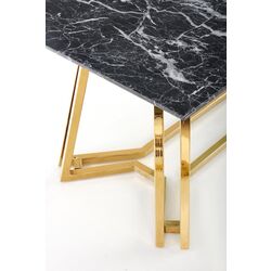 Стол Halmar Konami (Black Marble/Golden) Thumb