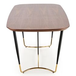 Стол Halmar Manchester (Walnut/Golden) Thumb