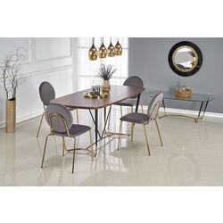 Стол Halmar Manchester (Walnut/Golden) Thumb