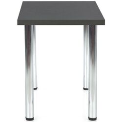 Masa Halmar Modex 90cm (Anthracite/Chrome) Thumb