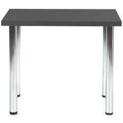 Masa Halmar Modex 90cm (Anthracite/Chrome) Thumb