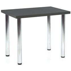 Masa Halmar Modex 90cm (Anthracite/Chrome) Thumb