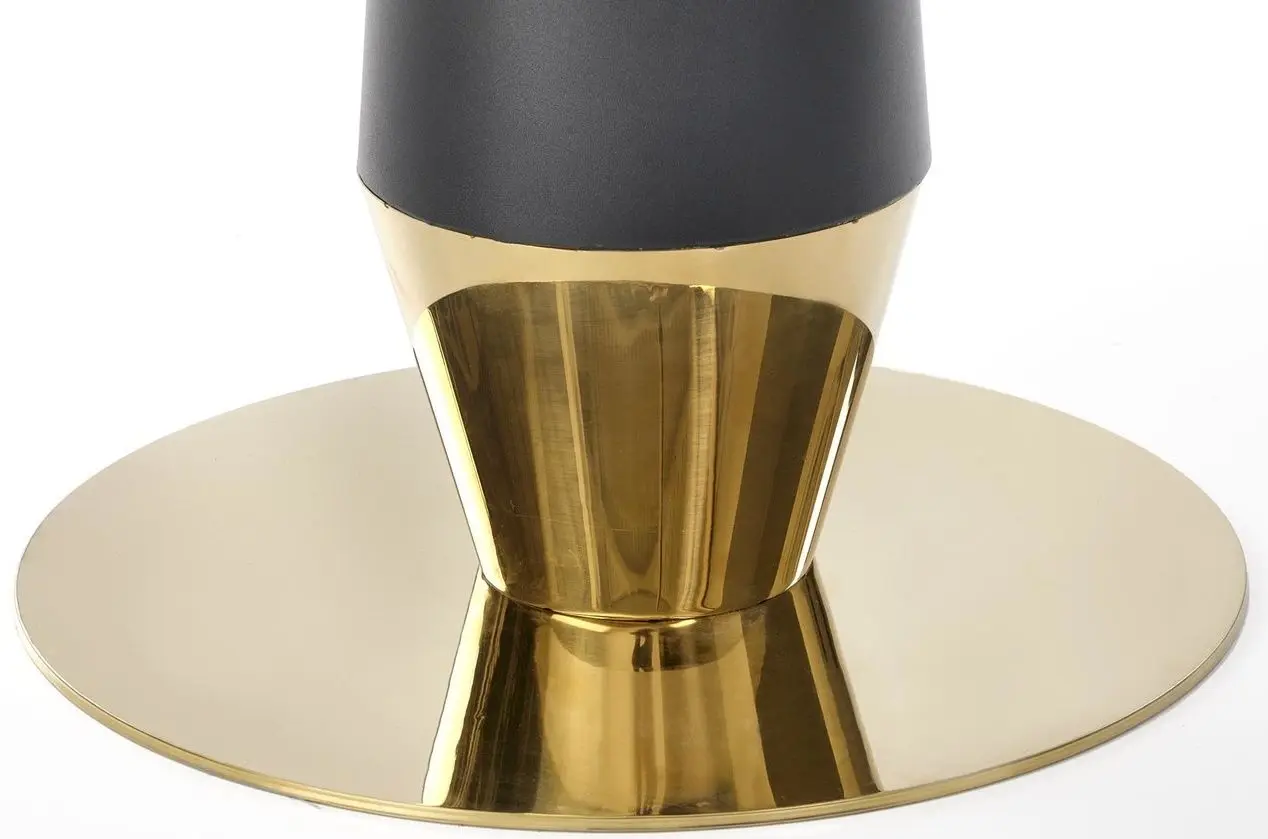 Masa Halmar Molina (Black Marble/Black/Gold)