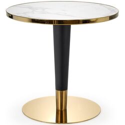Стол Halmar Morata (White Marble/Black/Gold) Thumb